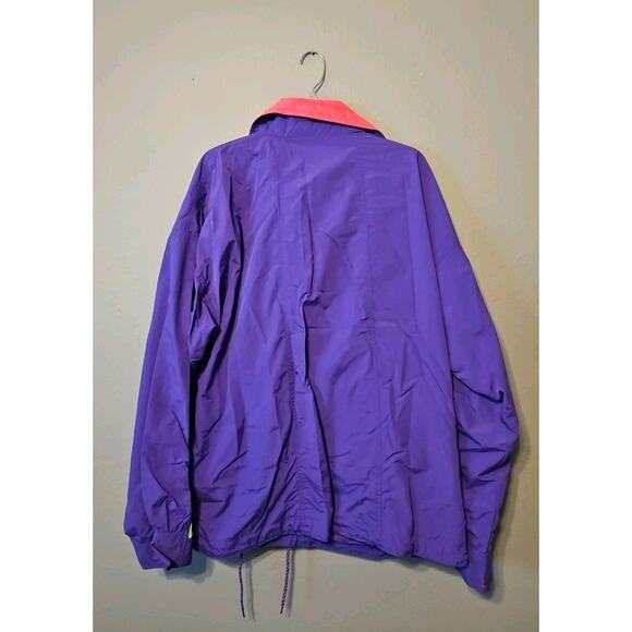 Ossi Skiwear Vintage Men’s XL Ski Jacket Neon Purple Pink + Green - Picture 2 of 8